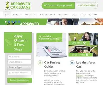 Approvedcarloans.com.au(Approved Car Loans) Screenshot