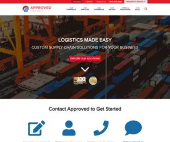 Approvedforwarders.com(Top Freight Forwarding Company) Screenshot