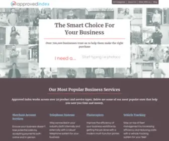 Approvedindex.co.uk(Compare Business Product & Service Quotes) Screenshot