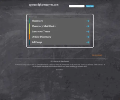 Approvedpharmacyvnx.com(High Quality Generic Medications) Screenshot