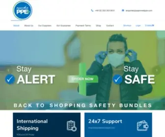 Approvedppe.com(Approved PPE) Screenshot