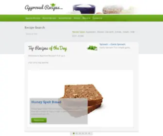 Approvedrecipes.com(Approved Recipes) Screenshot