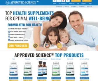 Approvedscience.com(Approved Science) Screenshot