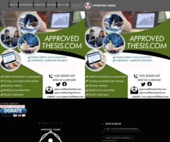 Approvedthesis.com(APPROVED ACADEMIC PROJECT WORK) Screenshot