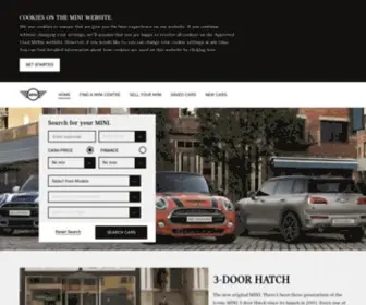 Approvedusedminis.co.uk(MINI Approved Used Cars) Screenshot