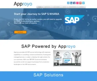 Approyo.com(SAP Cloud Solutions) Screenshot