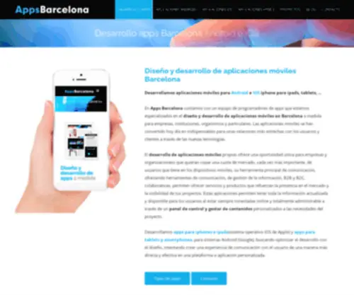 APPS-Barcelona.com(Desarrollo apps Barcelona Android IOS Sabadell Terrassa Sant Cugat) Screenshot