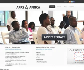 APPS4Africa.org(The Appfrica Fund) Screenshot