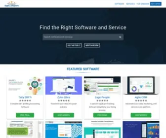 Appsandreports.com(Find Right Software and Service) Screenshot