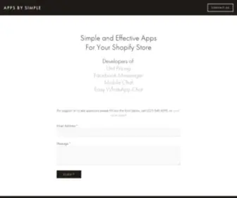Appsbysimple.com(Apps by SIMPLE) Screenshot