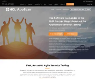 Appscan.com(HCL Software) Screenshot