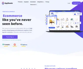 Appscenic.com(Smart AI Dropshipping) Screenshot