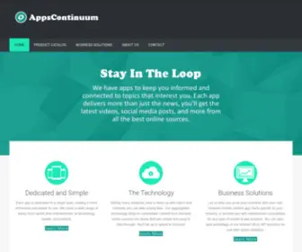 Appscontinuum.com(Stay In The Loop) Screenshot