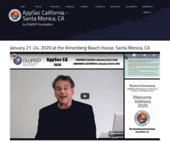 Appseccalifornia.org(AppSec California) Screenshot