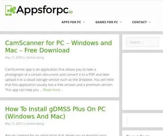 Appsforpc.io(Provides free downloads and tutorials about applications and games for PC (Windows and Mac)) Screenshot