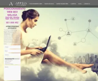 Appsia.es(Posicionamiento Web Malaga SEO) Screenshot