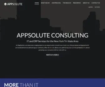 Appsolute.com(Manhattan managed services) Screenshot