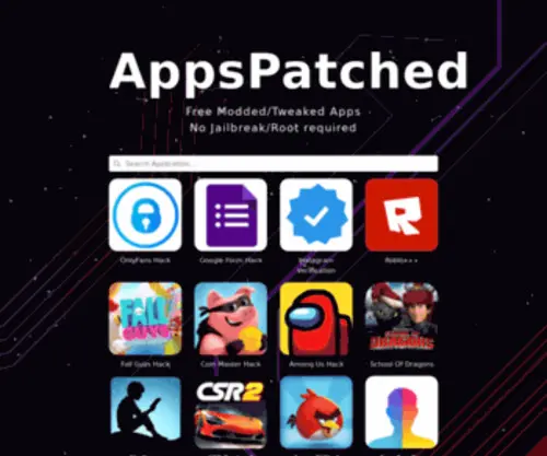 Appspatched.com(Free App Mods for iOS and Android) Screenshot