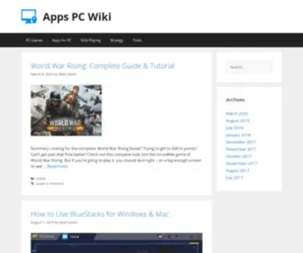 Appspcwiki.com(Apps PC Wiki) Screenshot