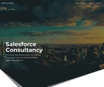 Appspire.co.uk(Salesforce Consultancy) Screenshot