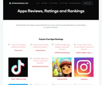 Appsrankings.com(Discover Apps) Screenshot