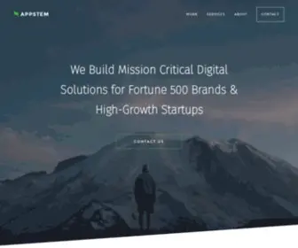 Appstem.com(Custom Software Design & Development Company) Screenshot