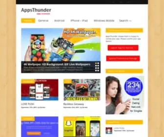 Appsthunder.com(App Review Blog focusing iPhone) Screenshot