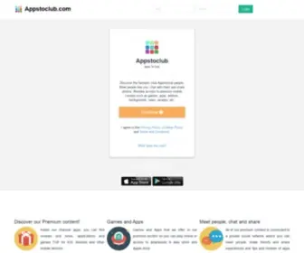 Appstoclub.com(Social club for chat) Screenshot