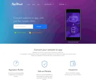 Appstrand.com(Convert Website into Android Mobile App Online Free) Screenshot