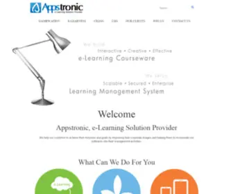 Appstronic.com(E-Learning LMS Solutions Provider Malaysia) Screenshot