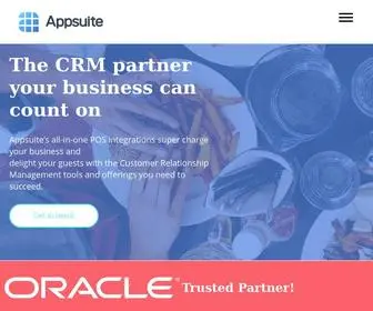 Appsuitecrm.com(Oracle Micros Simphony Integrated CRM) Screenshot