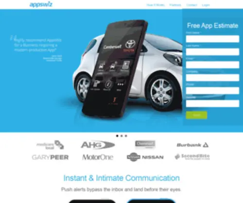 Appswiz.com(Mobile Apps for every Business) Screenshot