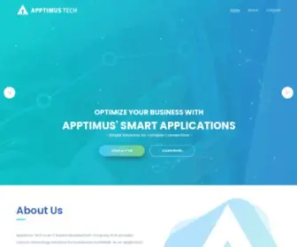 Apptimustech.com(Apptimus Tech) Screenshot