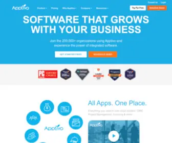 Apptivo.com(Cloud Business Management Software Suite) Screenshot