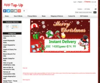 Apptopup.com(App Coins cheap sale) Screenshot