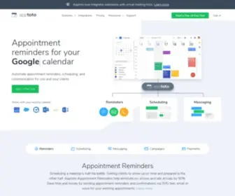 Apptoto.com(Appointment Reminders) Screenshot