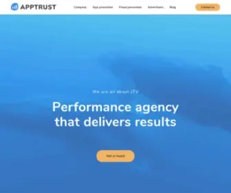 Apptrust.io(Performance marketing agency with cutting edge technology) Screenshot