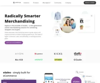 Apptus.com(Ecommerce Solutions for Online Merchandising) Screenshot