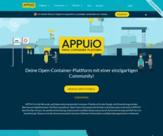 Appuio.ch(Swiss Container Platform) Screenshot