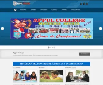 Appulcollege.edu.pe(Appul College) Screenshot