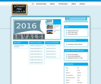 Appuntiperscuola.it(Appunti) Screenshot