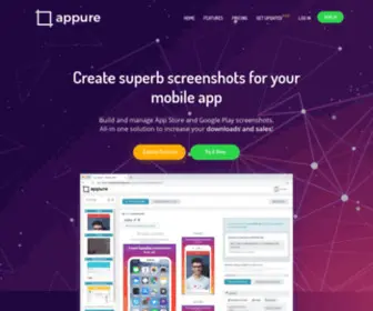 Appure.io(Create and localize screenshots for the App Store or Google Play) Screenshot