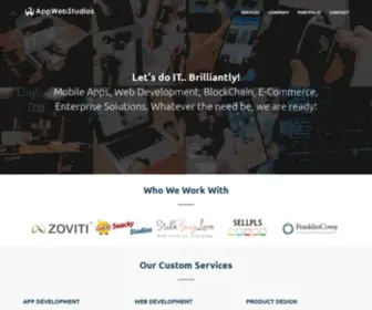 Appwebstudios.com(App development company) Screenshot