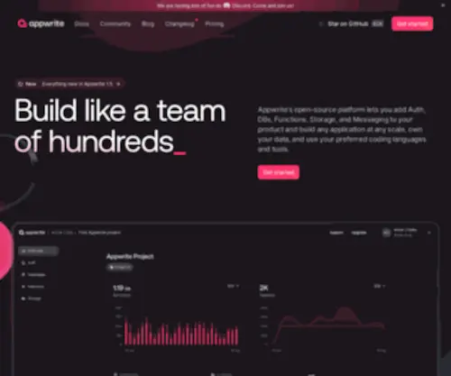Appwrite.io(Build like a team of hundreds) Screenshot