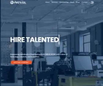 APPWRK.com(Top Software Development Company for SMEs) Screenshot
