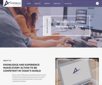 Appziac.com(The best web design design company in India) Screenshot