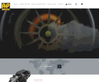Apracing.com(AP Racing) Screenshot