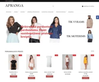 Apranga.eu(apranga) Screenshot