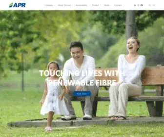 Aprayon.com(Asia Pacific Rayon) Screenshot