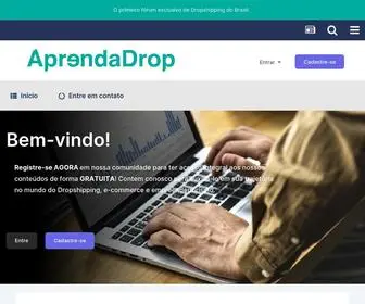 Aprendadrop.com.br(Dropshipping) Screenshot